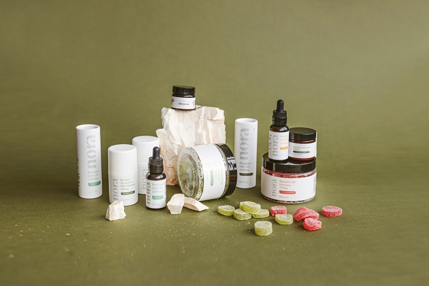 cannabidiol infused gummy candies